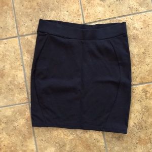 Toad & Co Black a line skirt